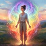 person with aura